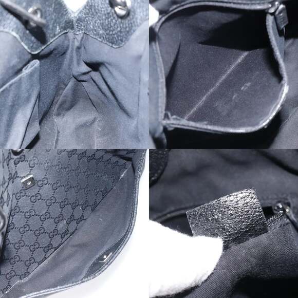 GUCCI GG Canvas Shoulder Bag Black - Picture 12 of 12